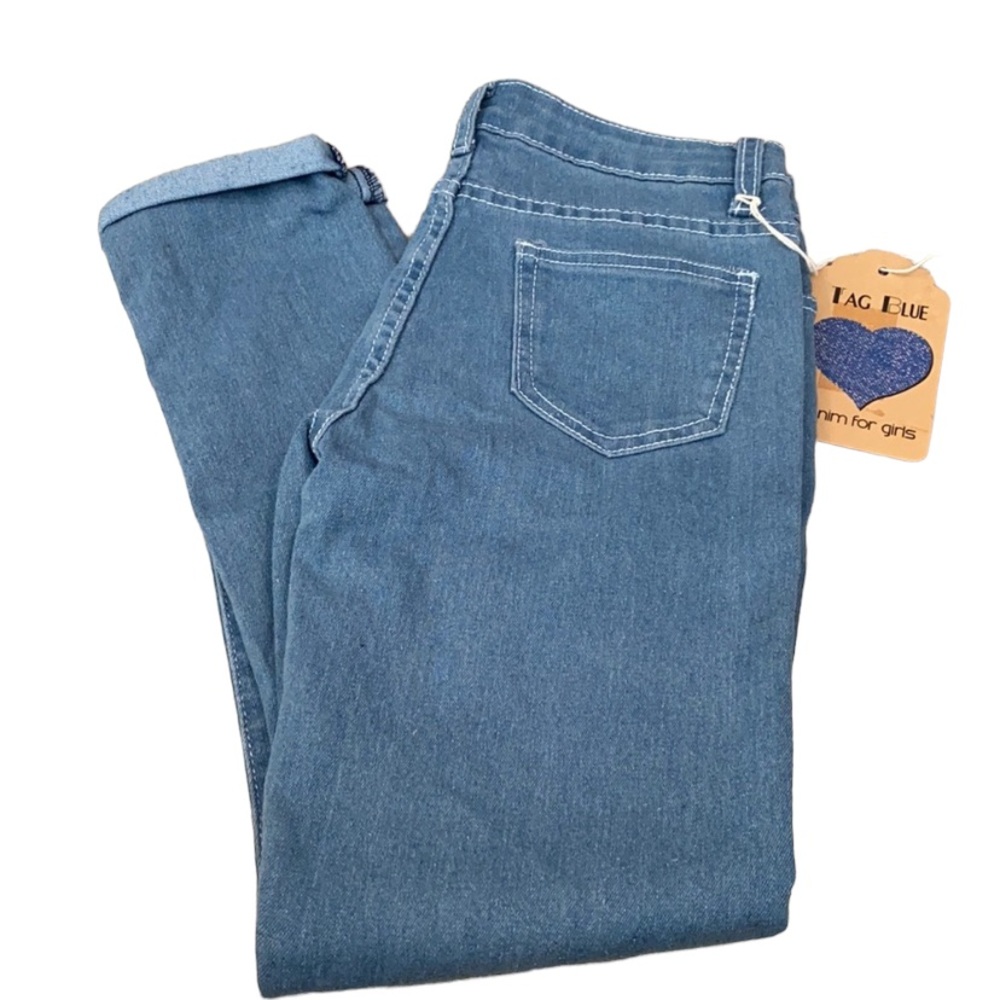 Tag Blue Denim Jeans for Girls NWT